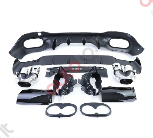 Mercedes CLA 45 AMG W118, C118 galinis difuzorius